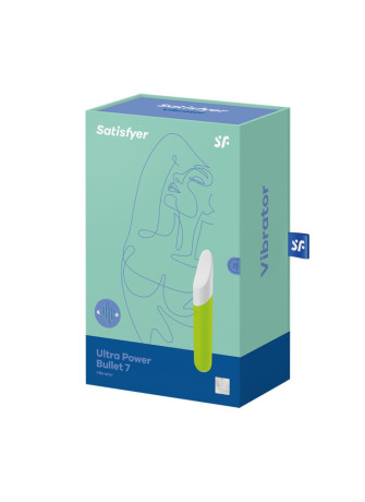 Vibromasseur vert USB Ultra Power Bullet 7 Satisfyer - CC597742